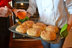 HEARTY WHOLE GRAIN BASIL BREAD