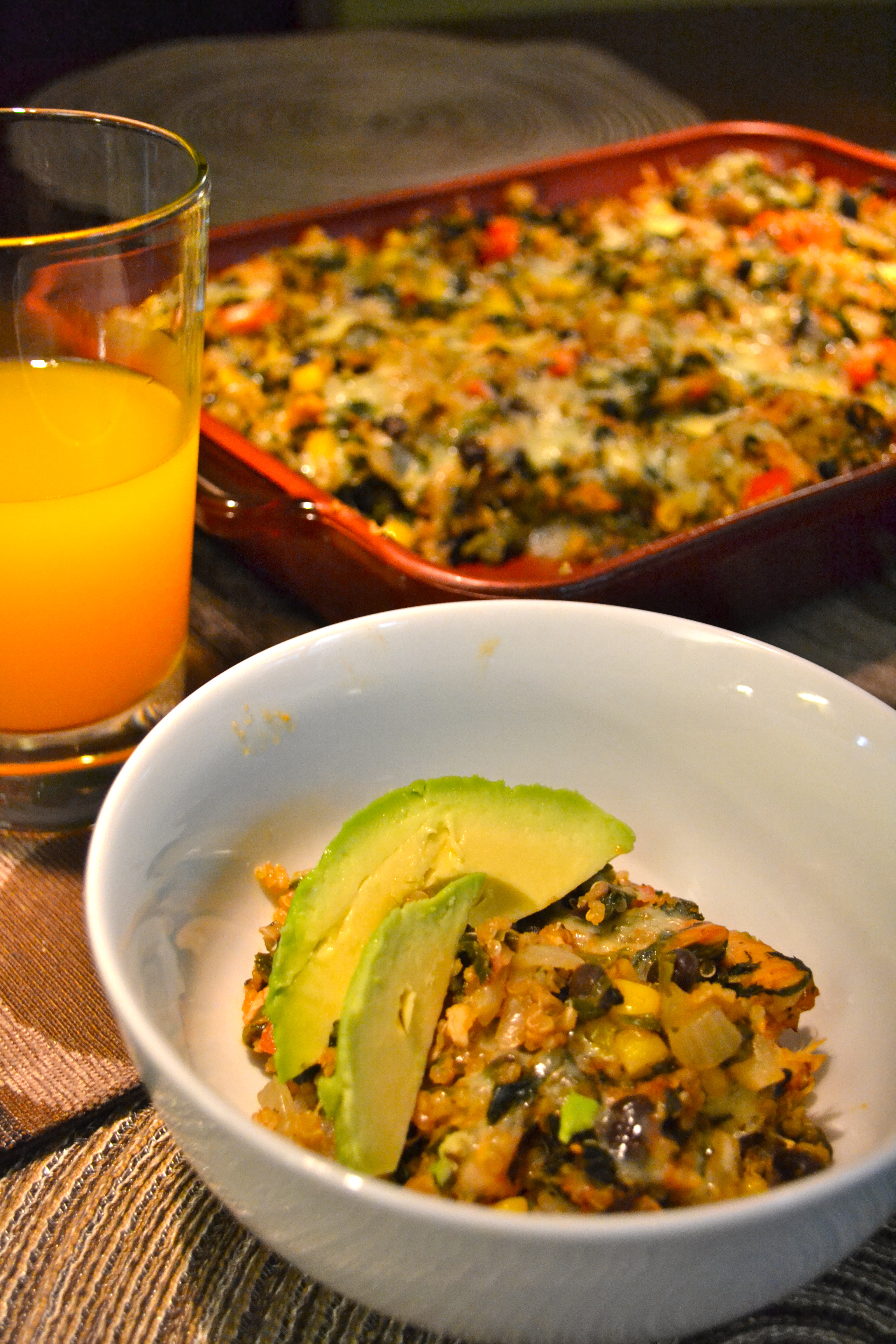 Mexican Chicken Quinoa Casserole - amazingly delicious, full of "real foods" so it is healthy, and easy to prepare! 