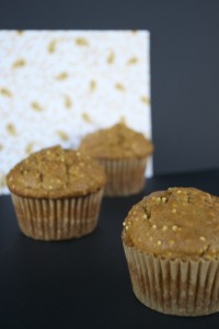 Pumpkin Millet Muffins - a perfect fall treat!