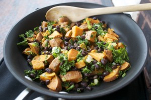 Sweet Potato Black Bean Hash