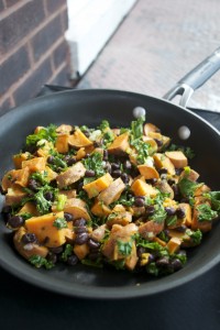 Sweet Potato Black Bean Hash