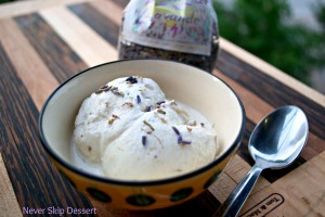 Honey Lavender Ice Cream