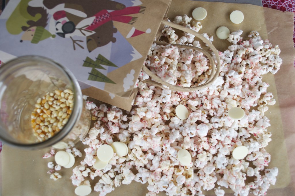 Peppermint Bark Popcorn