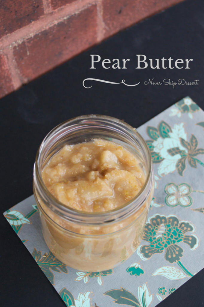 Pear Butter