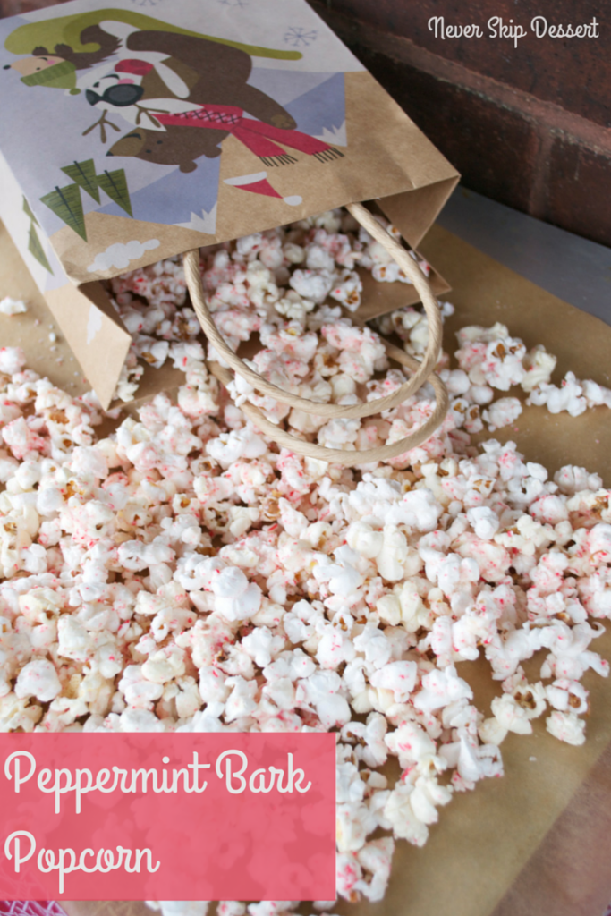 Peppermint Bark Popcorn