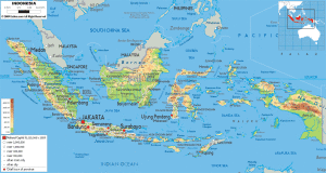 Map of Indonesia