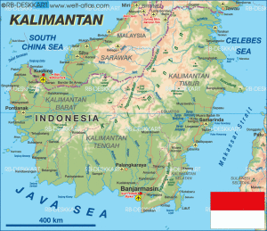 Map of Kalimant