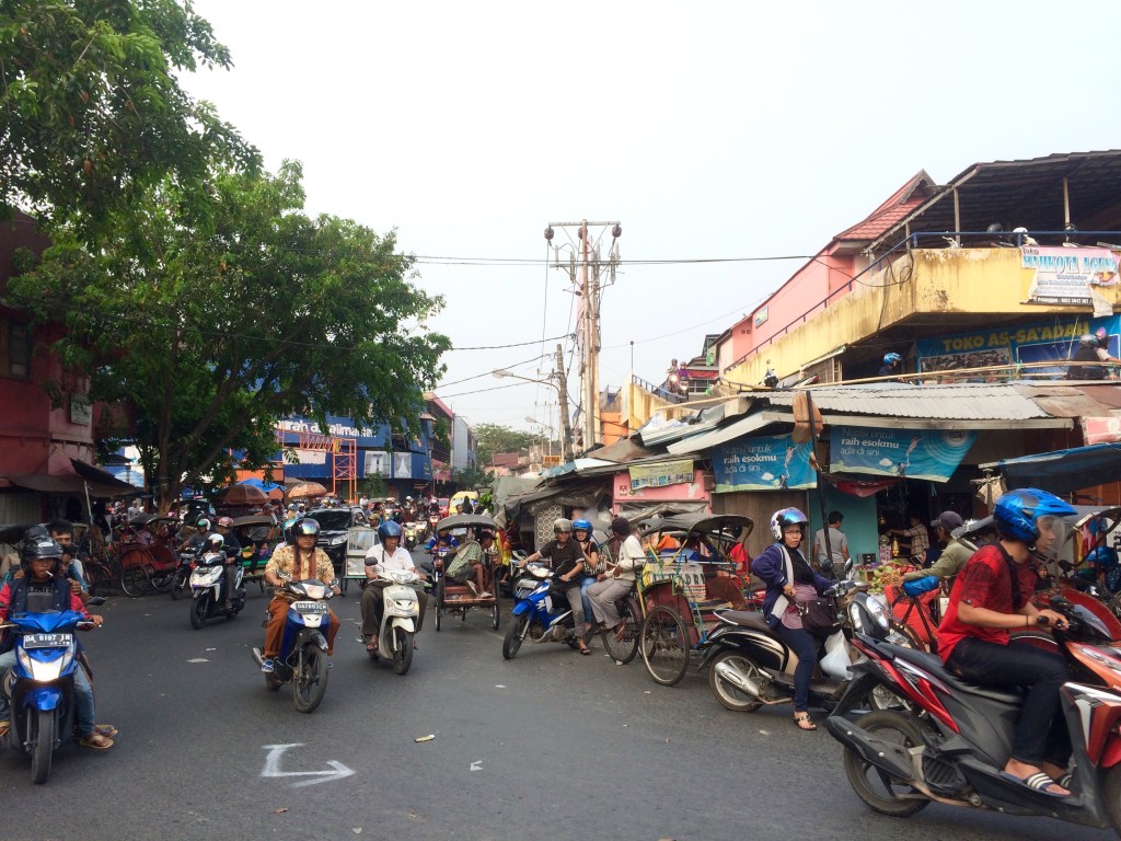 And then we'd cross this street...