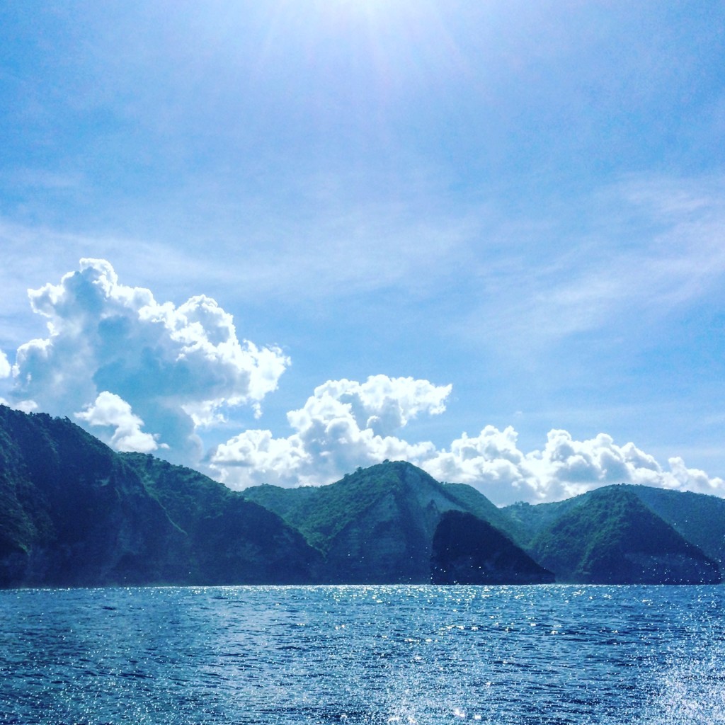 The cliffs of Nusa Penida