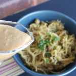 Spaghetti Squash with Thai Peanut Sauce